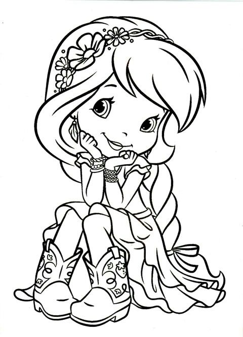 Strawberry shortcake cartoon coloring pages disney coloring pages cute coloring pages