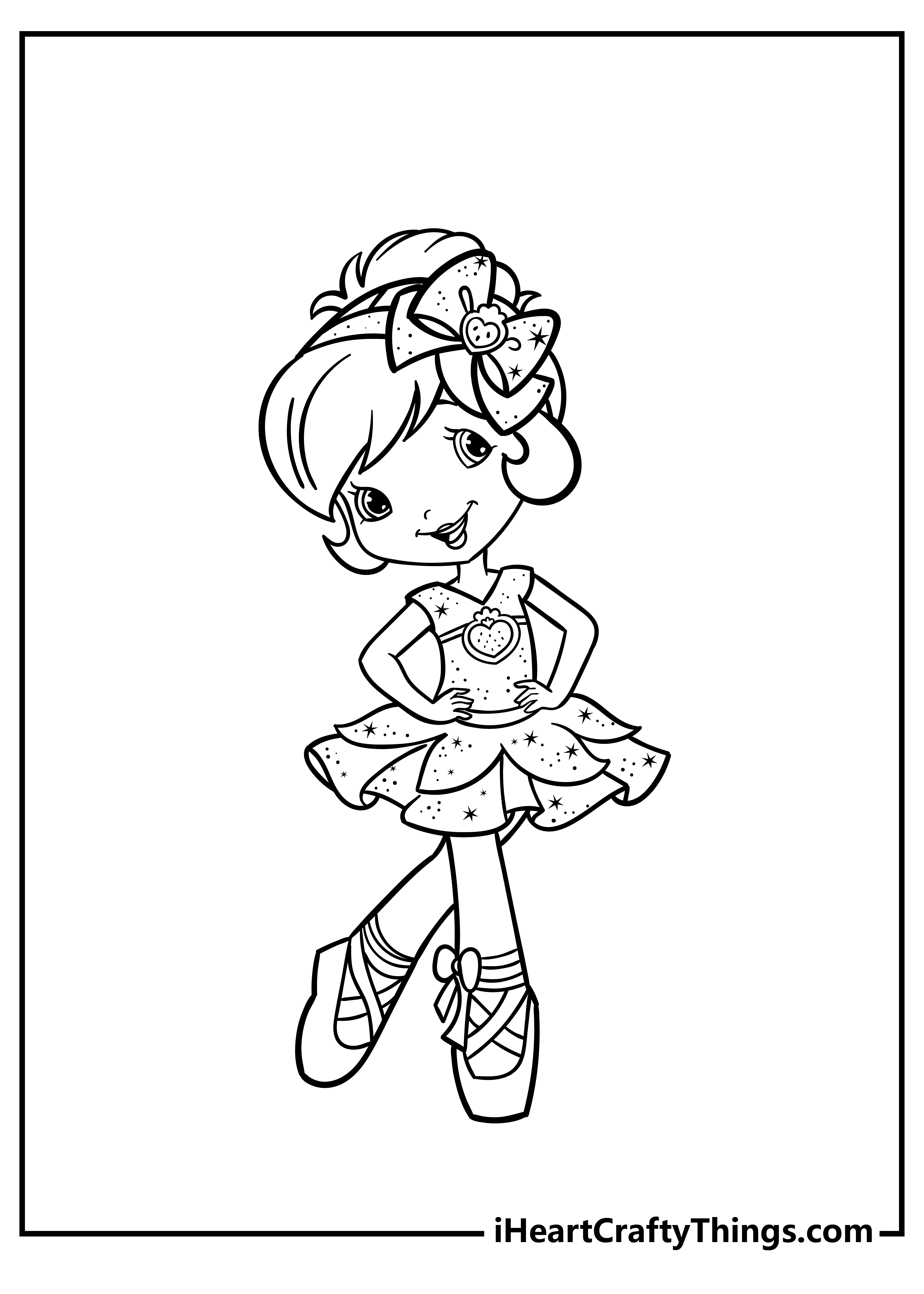 Strawberry shortcake coloring pages free printables