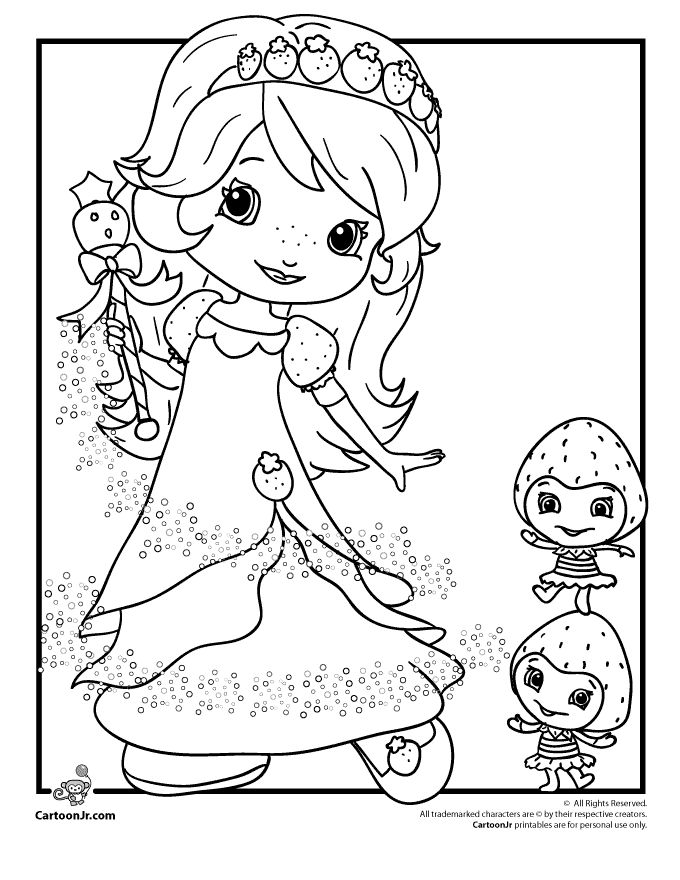 Strawberry shortcake coloring pages strawberry shortcake berryfest princess coloringâ strawberry shortcake coloring pages princess coloring pages coloring pages