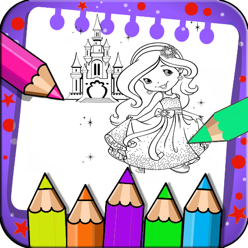 Coloring surprise princesse book