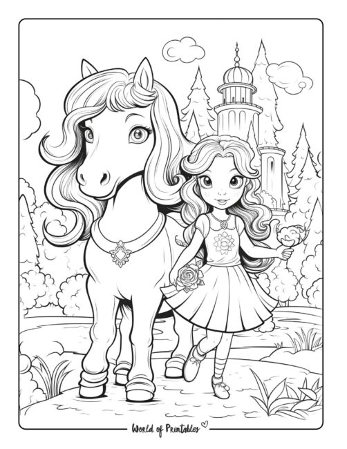 Best princess coloring pages