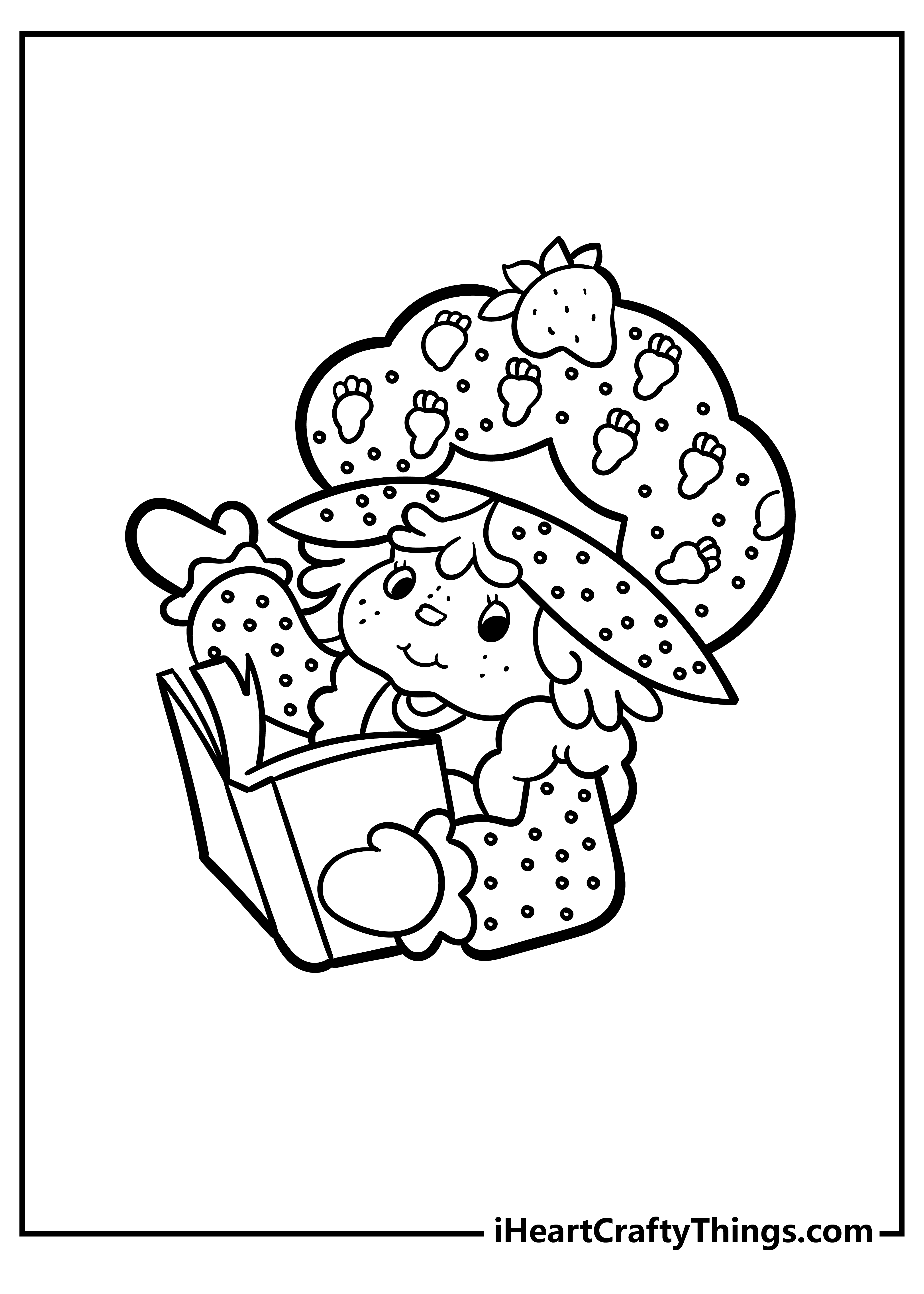 Strawberry shortcake coloring pages free printables