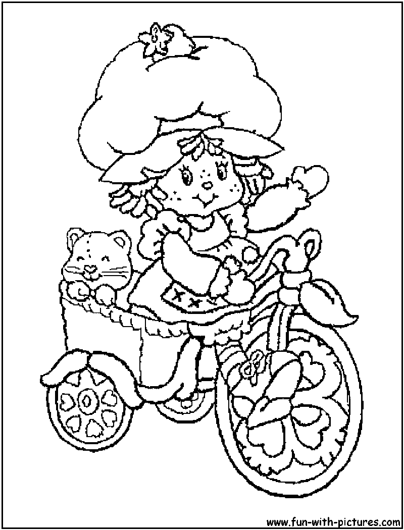 Strawberry shortcake coloring pages