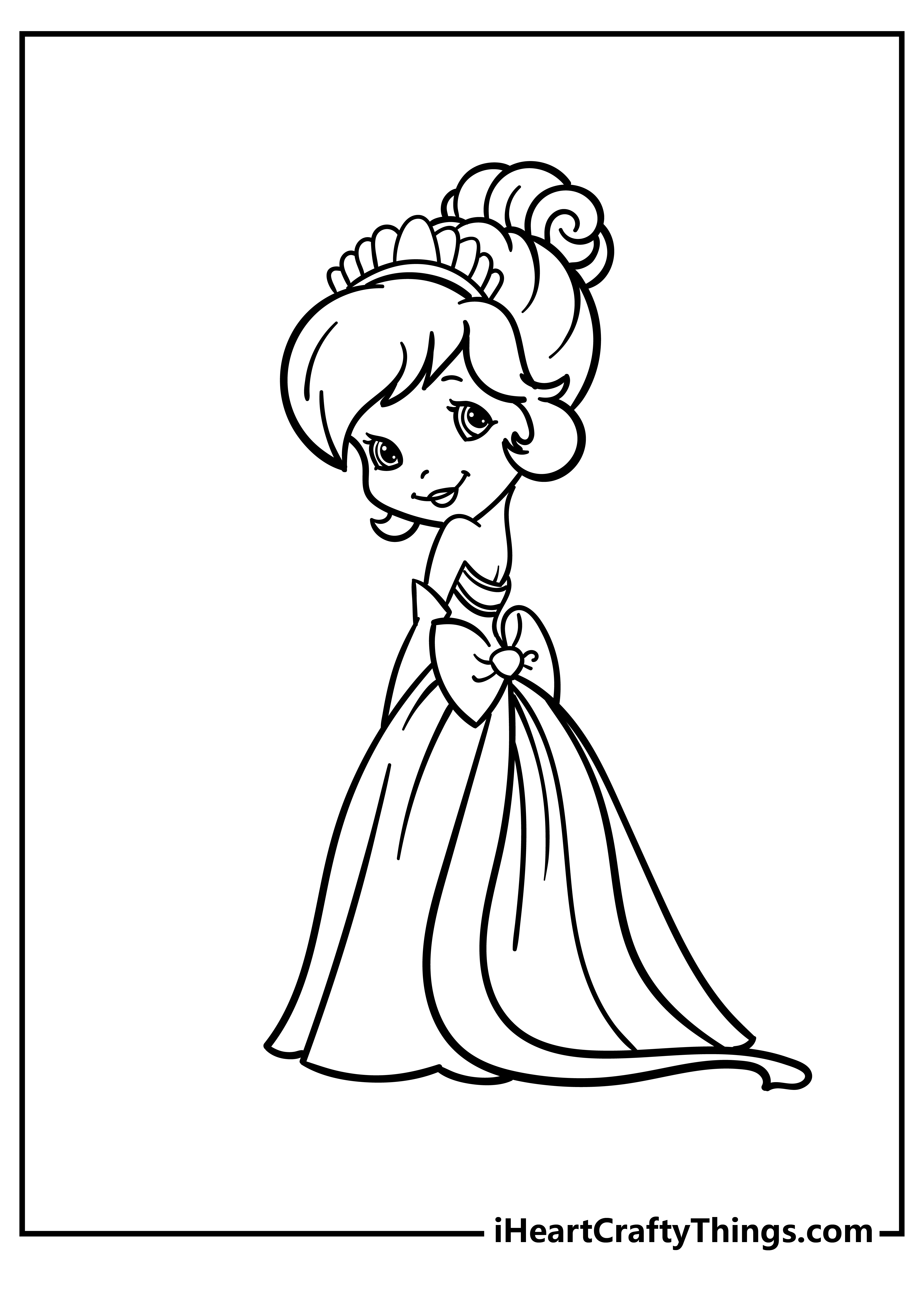 Strawberry shortcake coloring pages free printables