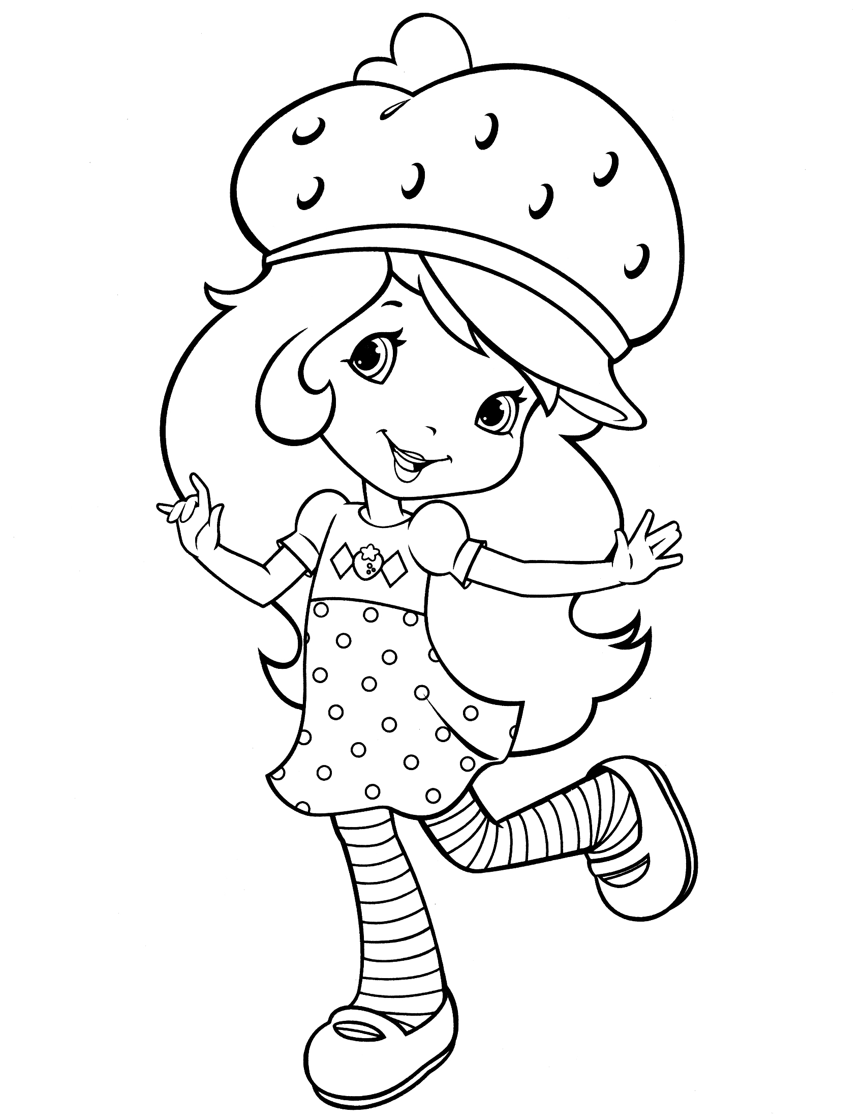 Coloring pages strawberry coloring book shortcake pages activity clrgkee