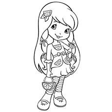 Top free printable strawberry shortcake coloring pages online