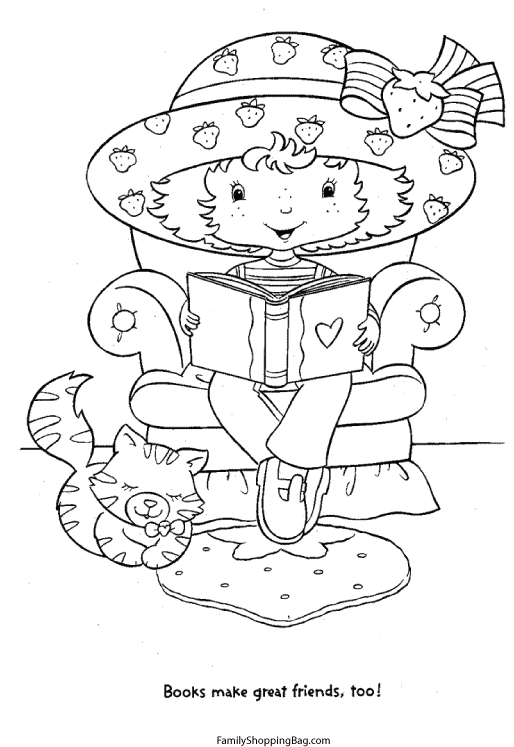 Free printable strawberry shortcake coloring pages and more lil shannie