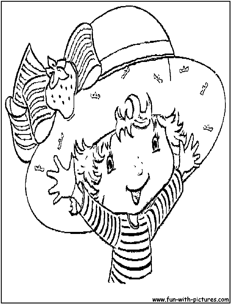 Strawberry shortcake coloring pages