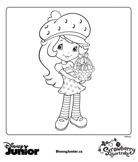 Disney junior canada strawberry shortcake coloring sheet free download borrow and streaming internet