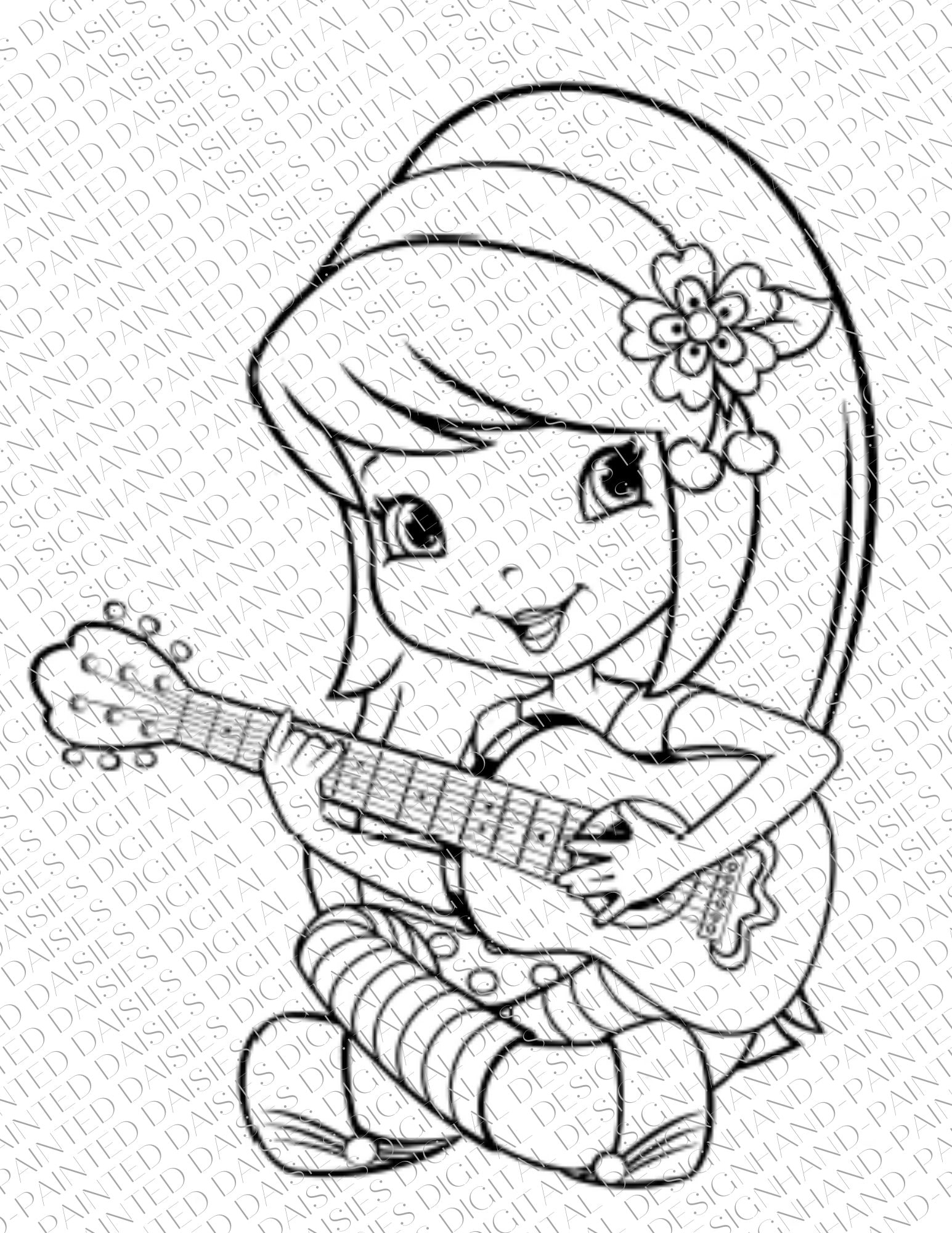 Strawberry shortcake coloring pages