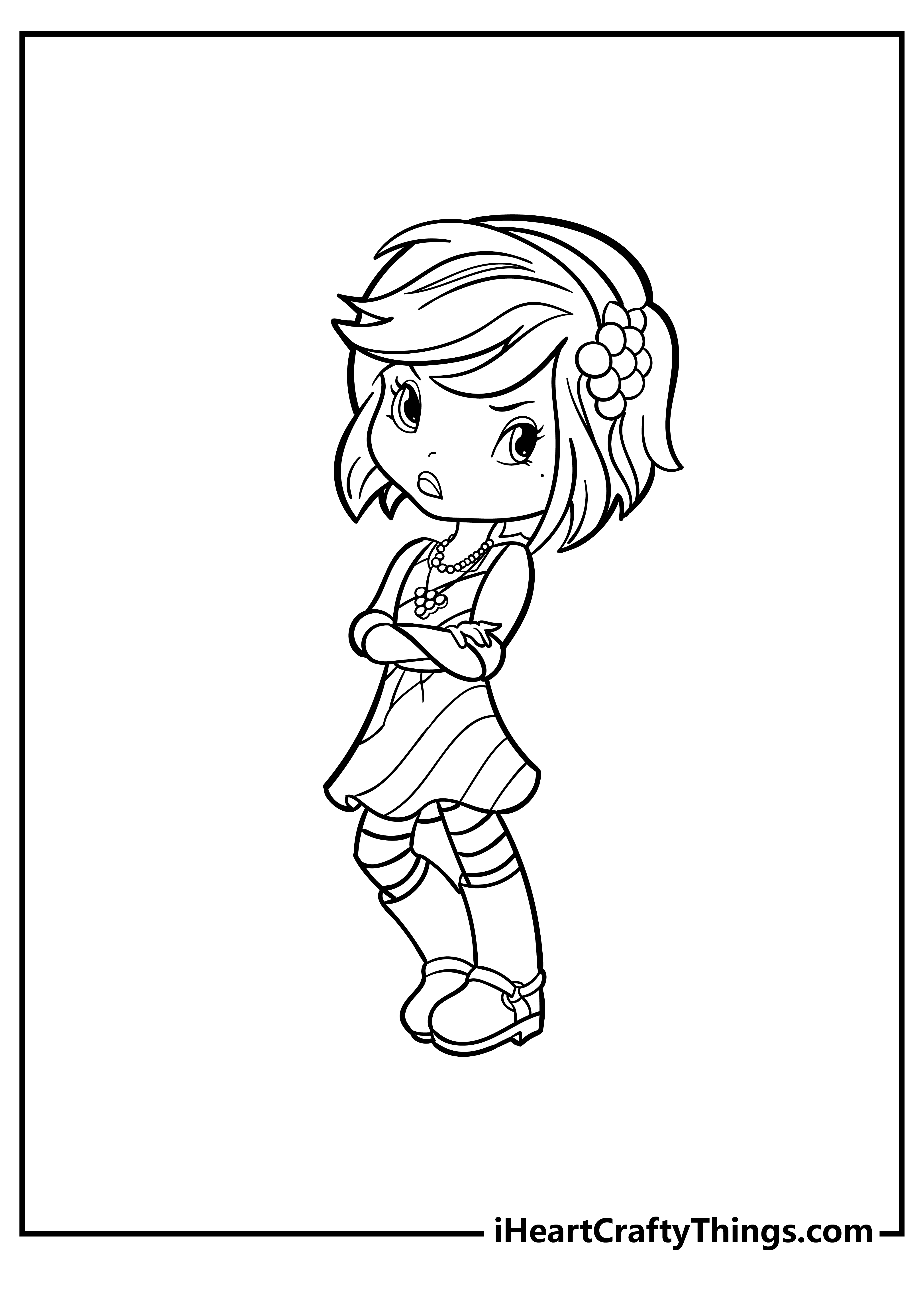 Strawberry shortcake coloring pages free printables