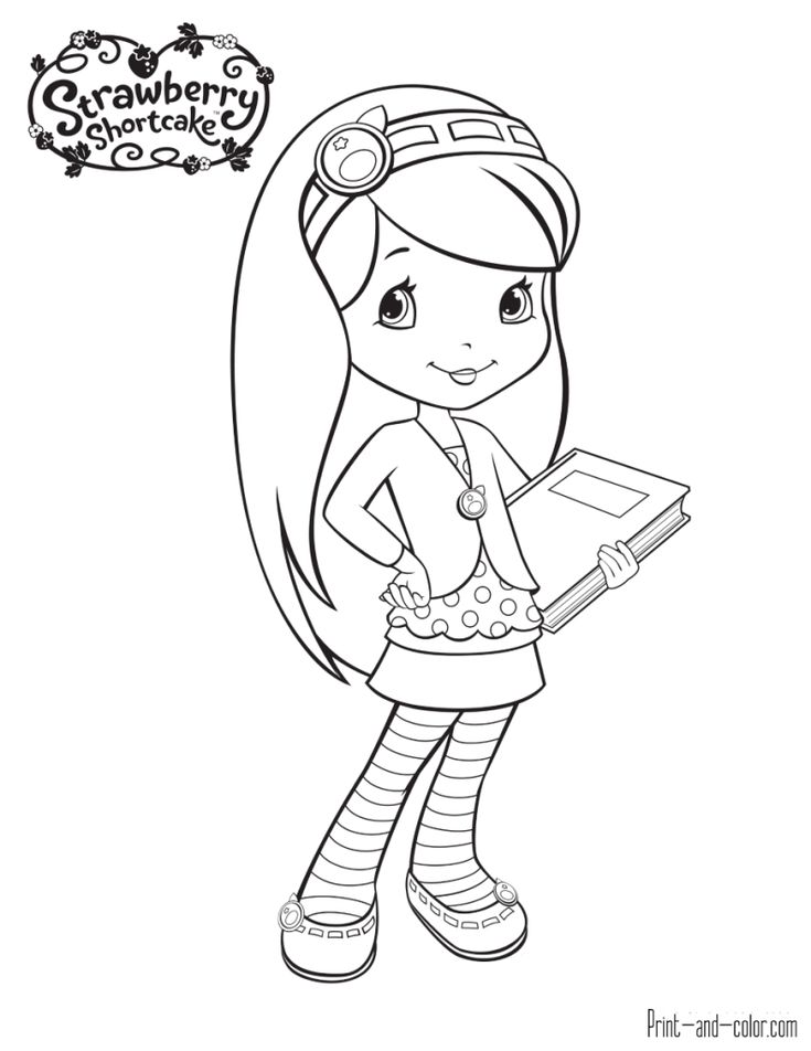 Strawberry shortcake coloring pages print and color strawberry shortcake coloring pages strawberry shortcake coloring pages