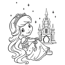 Top free printable strawberry shortcake coloring pages online