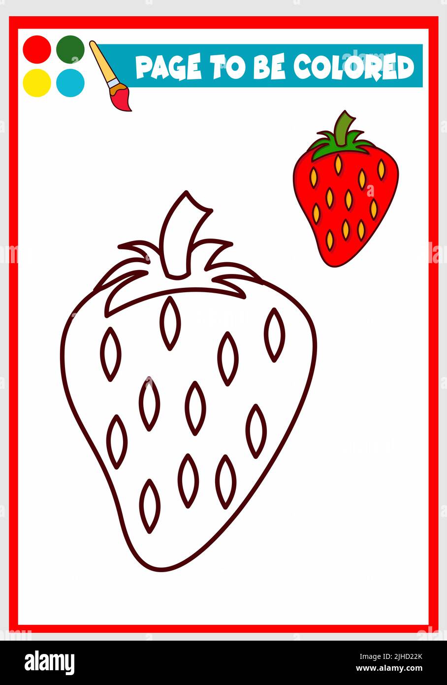 Printable strawberry stock vector images