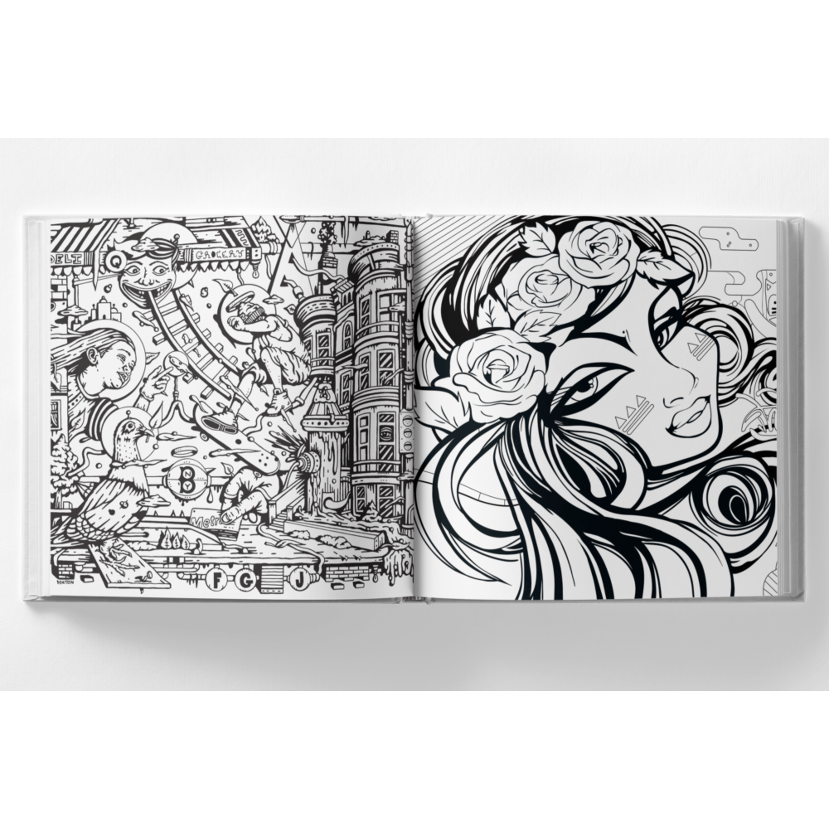 The ultimate street art coloring book actual street artists