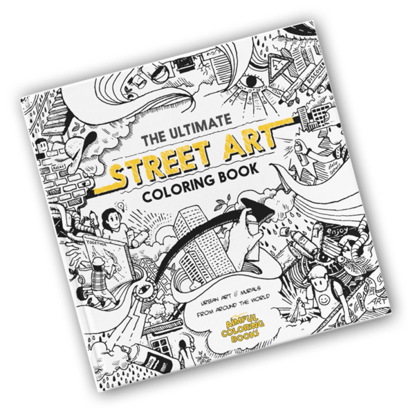 The ultimate street art coloring book