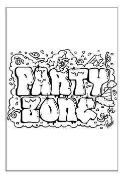 Discover the joy of street art with our graffiti coloring pages collection pdf