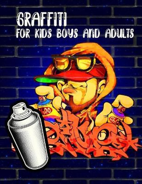 Graffiti coloring book for kids and adults coloring pages