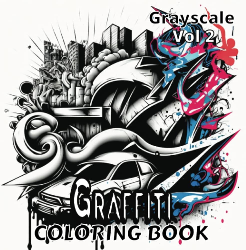 Graffiti coloring book volume