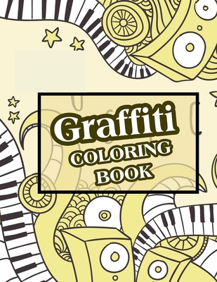Graffiti coloring book street art colouring pages stress relief and relaxation for teenagers adults paperback murder by the book