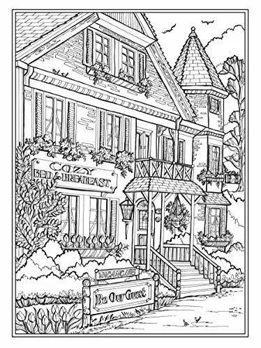 Creative haven main street coloring book creative haven coloring books