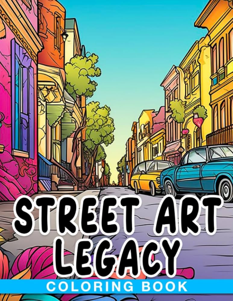 Street art legacy loring book prime loring pages of graffiti for all ages to have fun ideal gift for special occasions jenkins ernest foreign language books