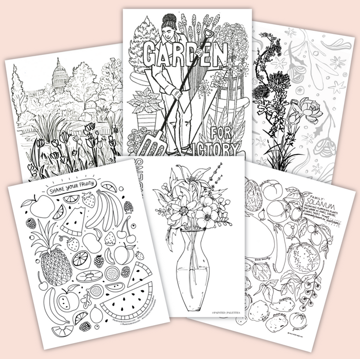 Victory garden coloring pages benefiting n street village