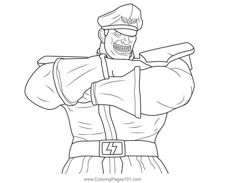 M bison street fighter coloring page street fighter fighter boy coloring