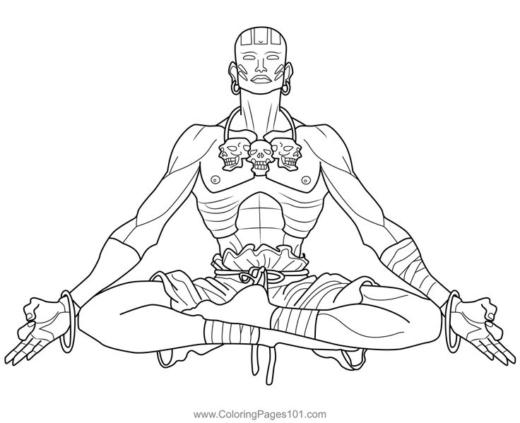 Dhalsim street fighter coloring page coloring pages street fighter coloring pages for kids