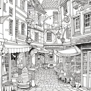 Street coloring page