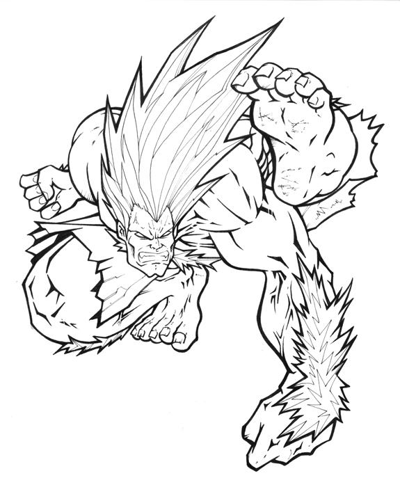 Street fighter mania blanka by alexlapiz on