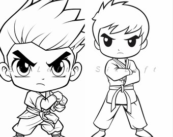 Chibi martial arts masters