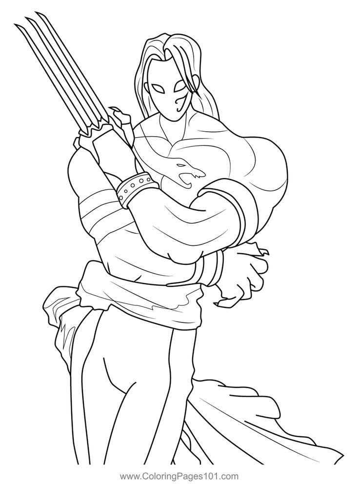 Vega street fighter coloring page street fighter street fighter art coloring pages