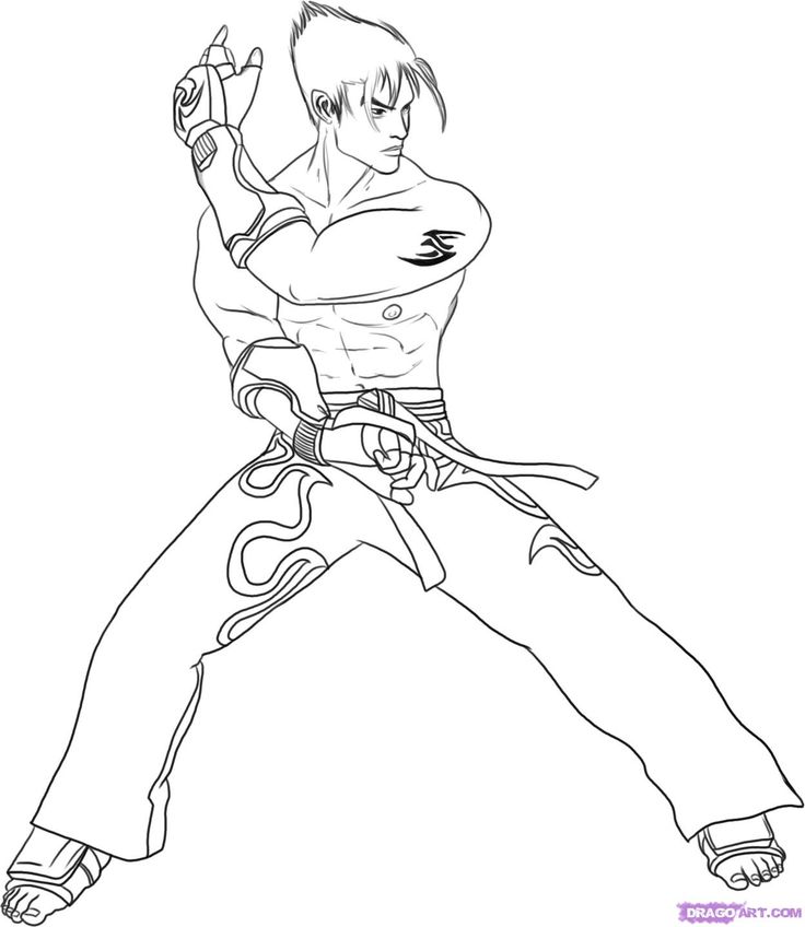 Tekken jin coloring pages coloring pages be coloring pages transformers coloring pages