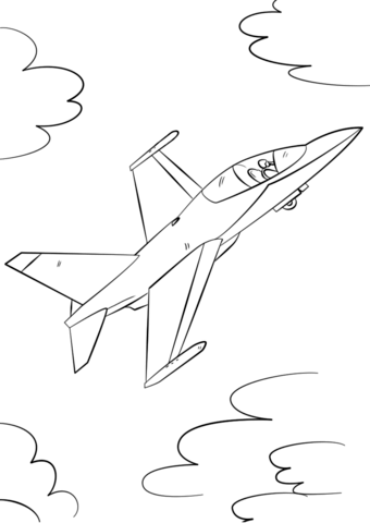 Military fighter jet coloring page free printable coloring pages