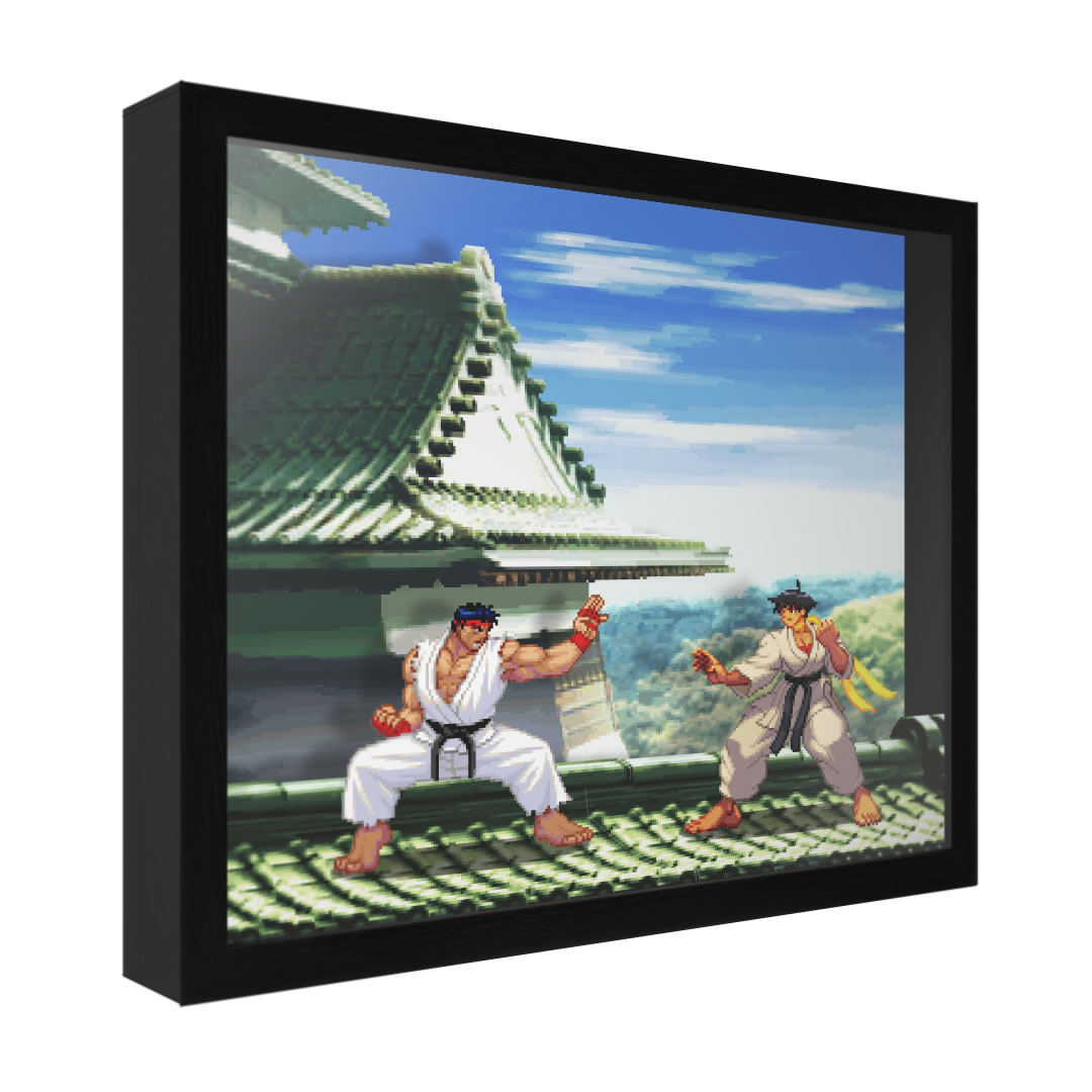 Street fighter iii ryu vs makoto â retro games crafts