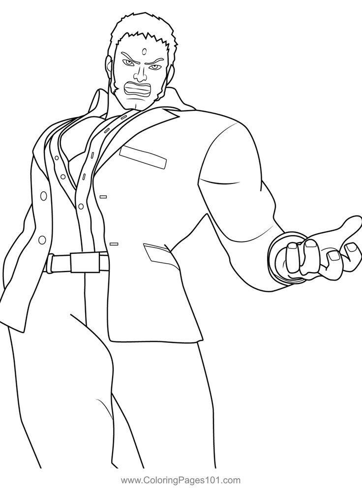 Urien street fighter coloring page street fighter coloring pages fighter