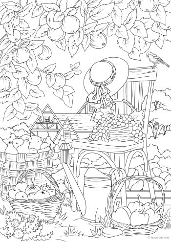 Stress relief coloring pages for adults