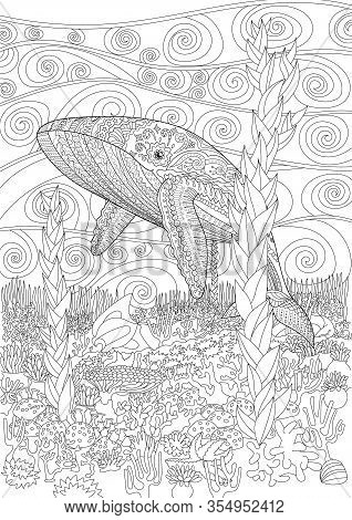 Coloring pages adults vector photo free trial bigstock