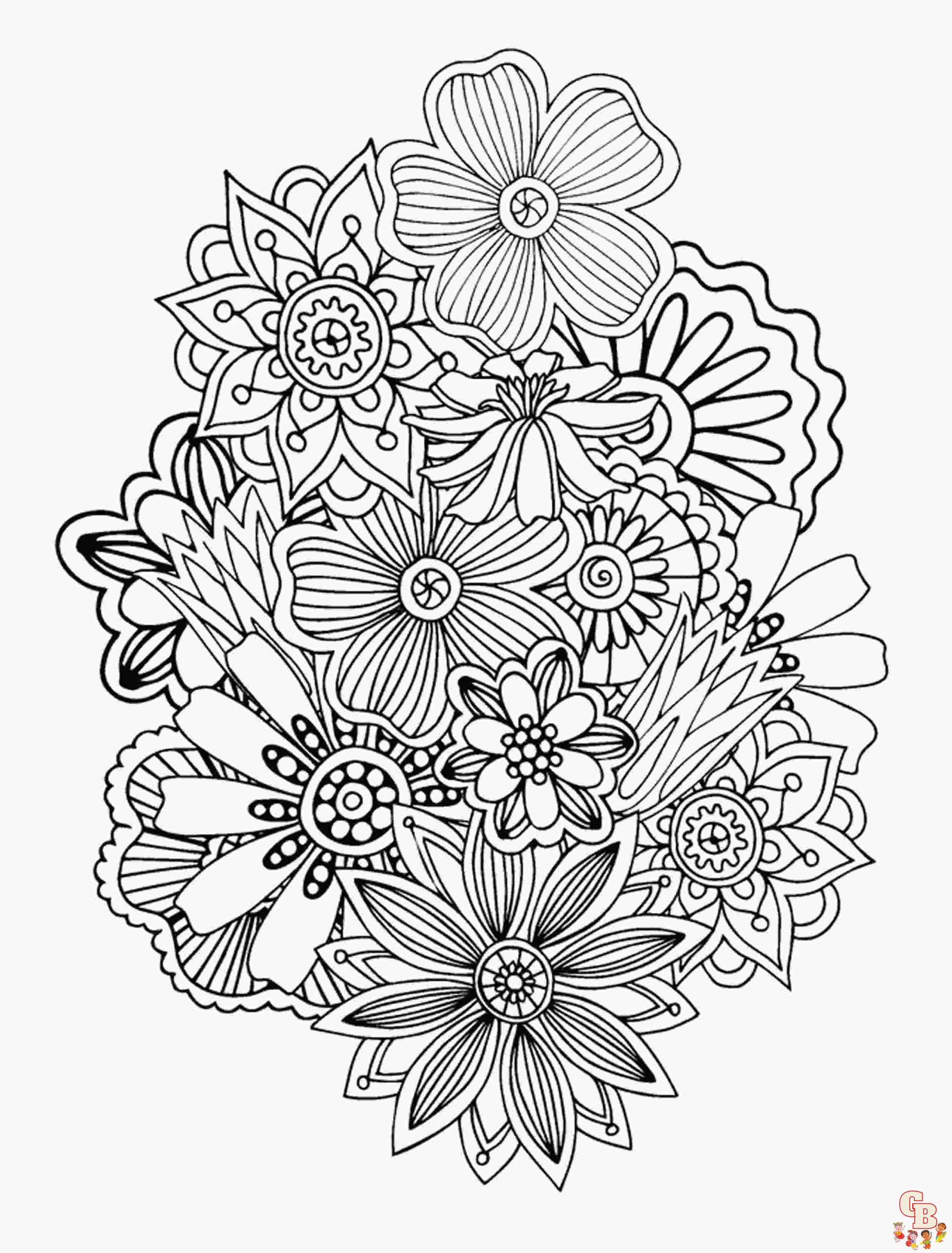 Printable stress coloring pages free for kids and adults