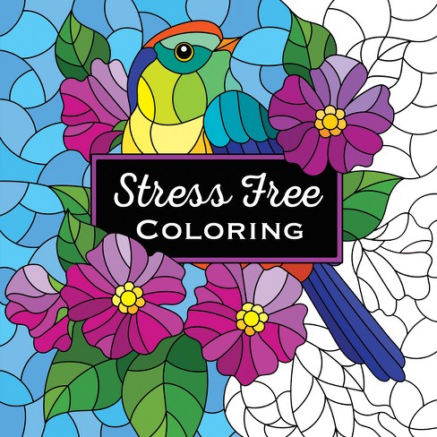 Stress free coloring keepsake coloring book