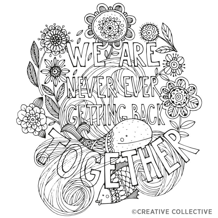 Free coloring pages from creative collective â adult coloring worldwide