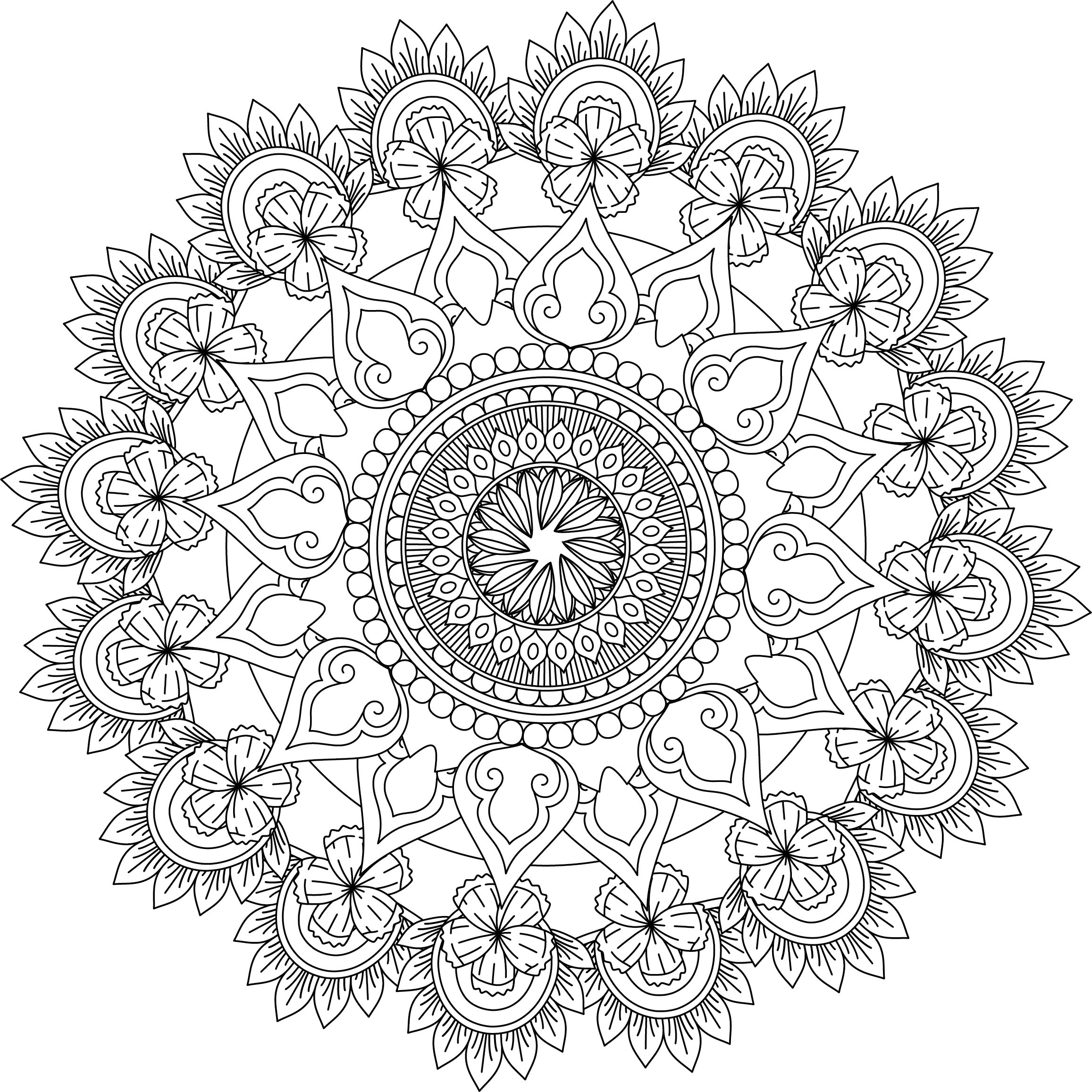 Mandala coloring pages adult coloring sheet printable coloring page grown up coloring printable art color anti