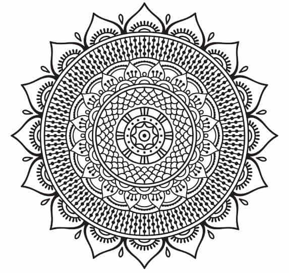 Free printable mandala coloring pages the mindful word