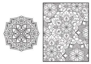 Free mandala coloring pages simple printable