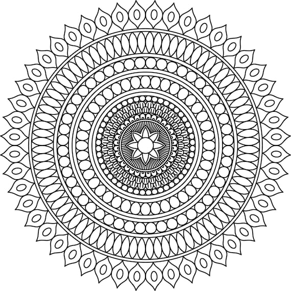 Mandala coloring pages adult coloring sheet printable coloring page grown up coloring printable art color anti