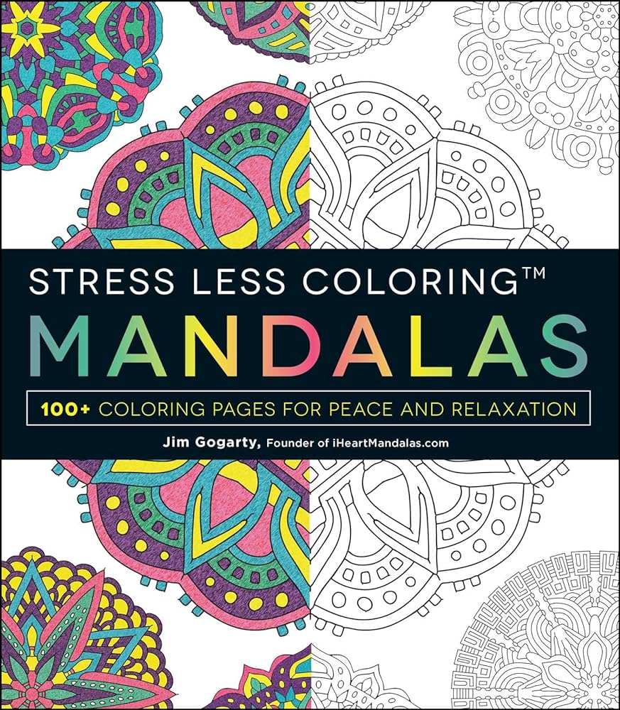 Mandala Coloring Book: Printable Mandala Coloring Book for Inner Peace,  Stress Relief, Mindfulness!