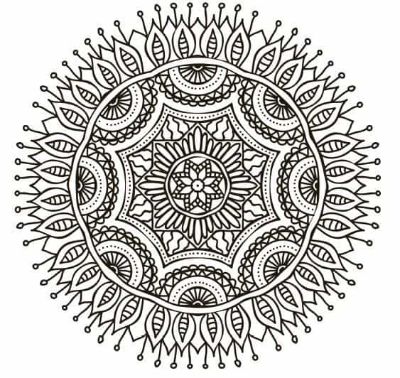 Free printable mandala coloring pages the mindful word