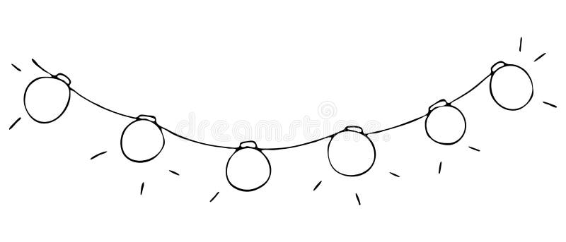 Christmas lights coloring stock illustrations â christmas lights coloring stock illustrations vectors clipart