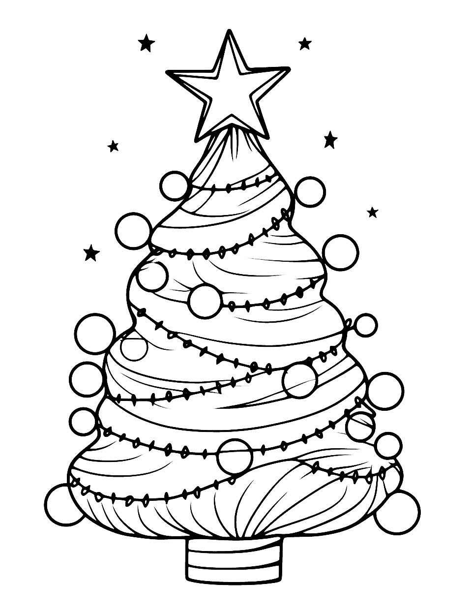 Christmas coloring pages free printable sheets